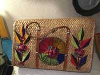 Bolsas em palha - compradas México - pouco uso