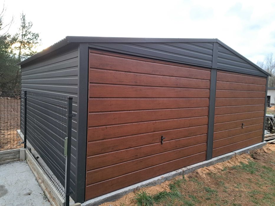 Garaże blaszane, wszystkie wymiary profil zamknięty ,producent