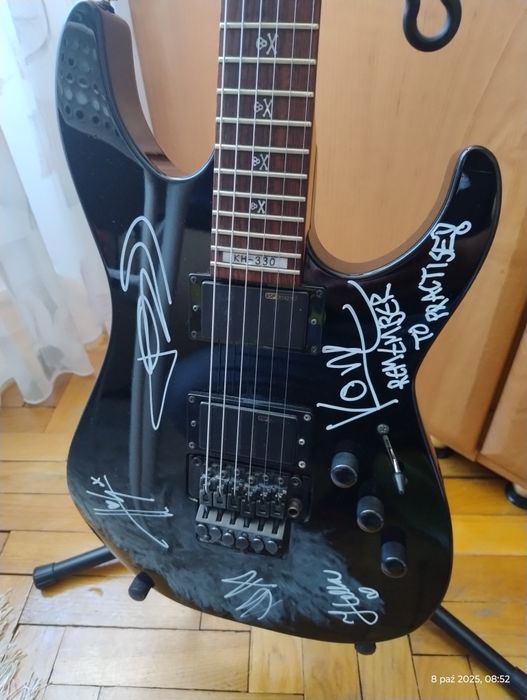 Gitara elektryczna LTD KH-330 autografy Lordi sygnatura Kirk Hammett