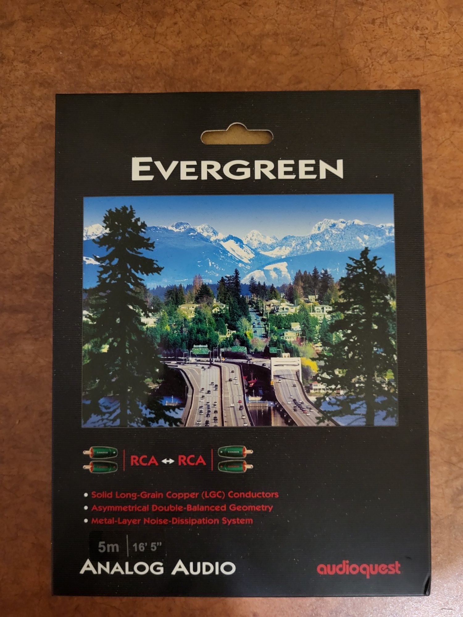 Kabel Audioquest Evergreen 5m RCA EVERG05R