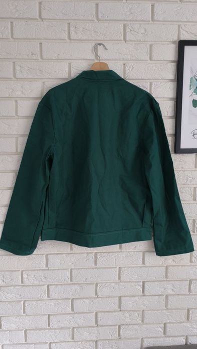 Kurtka nowa robocza męska drelichowa zielona 50 L bluza