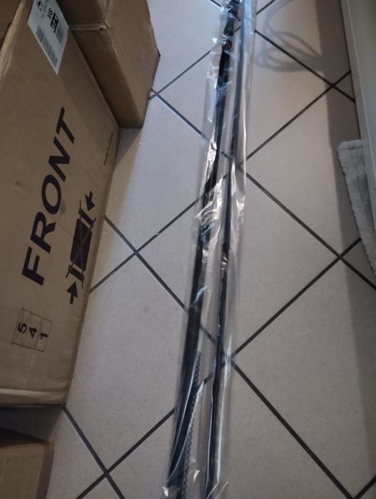 Szyna profil aluminiowy rurki z nierdzewki do zasłony prysznicowej