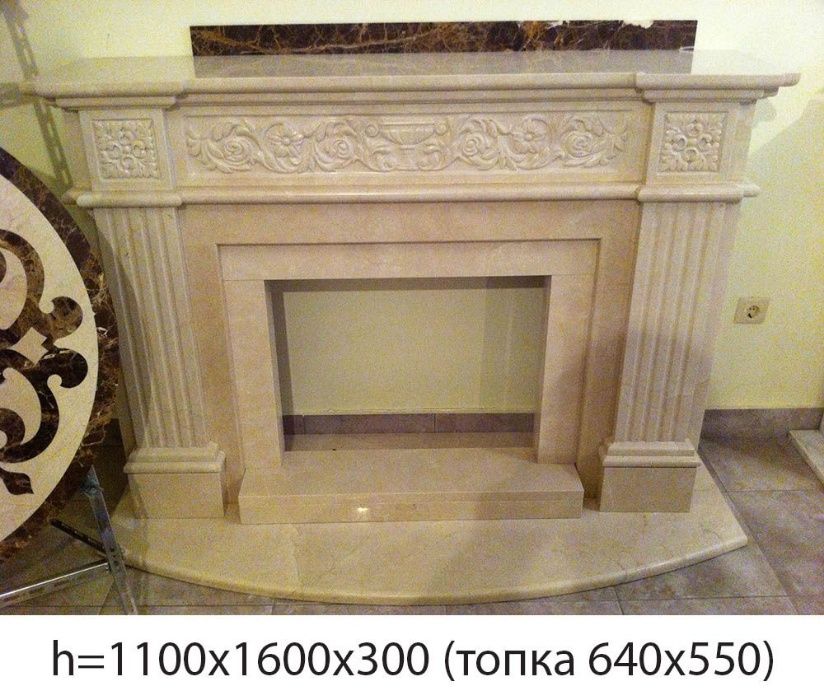 Лестница из мрамора , гранита . Камины из натурального камня