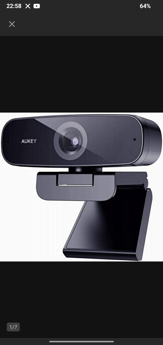 Webcam AUKEY PC-W3 1080p