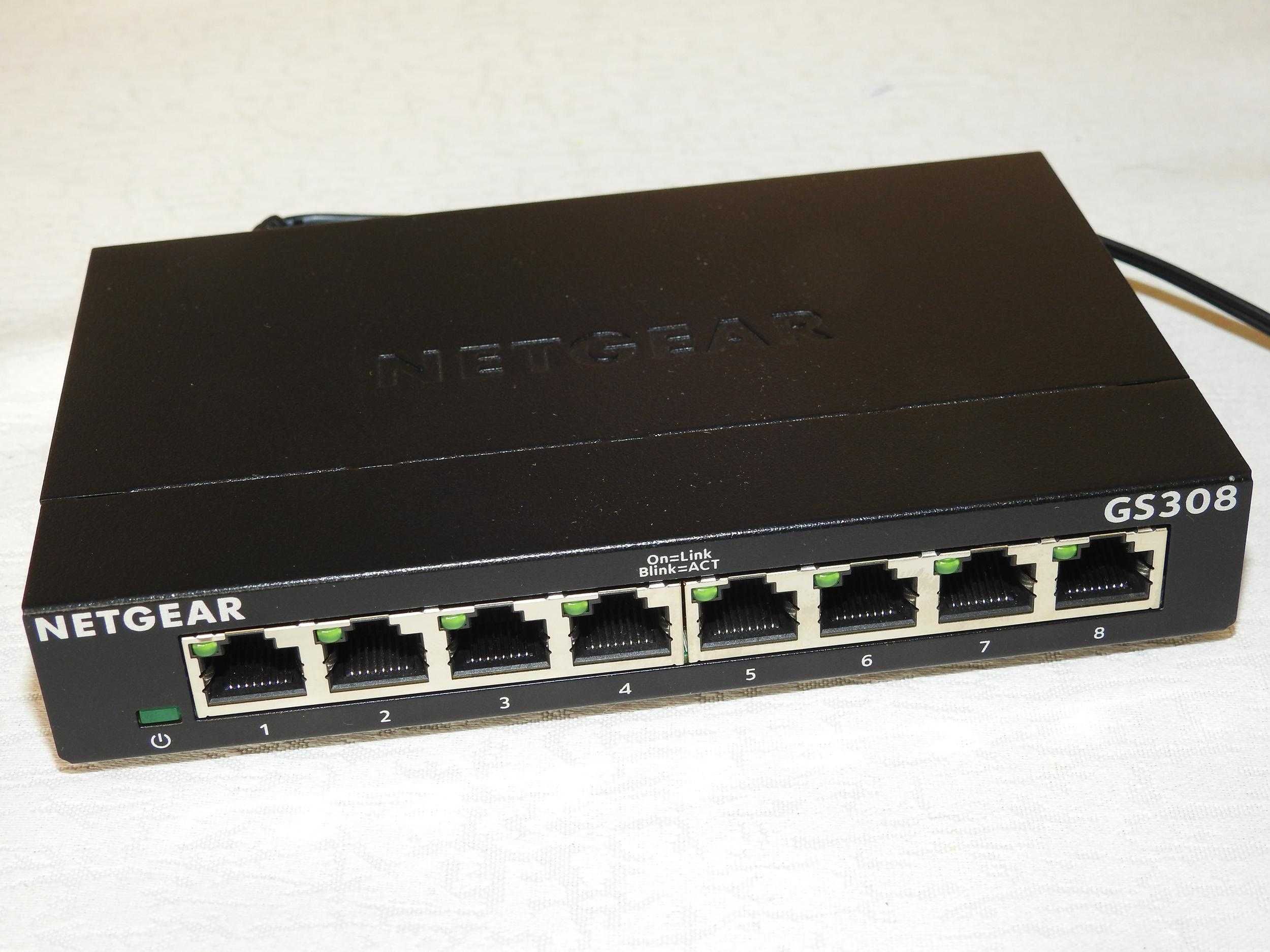 Przełącznik switch NETGEAR GS308 v3 - 8 portów
