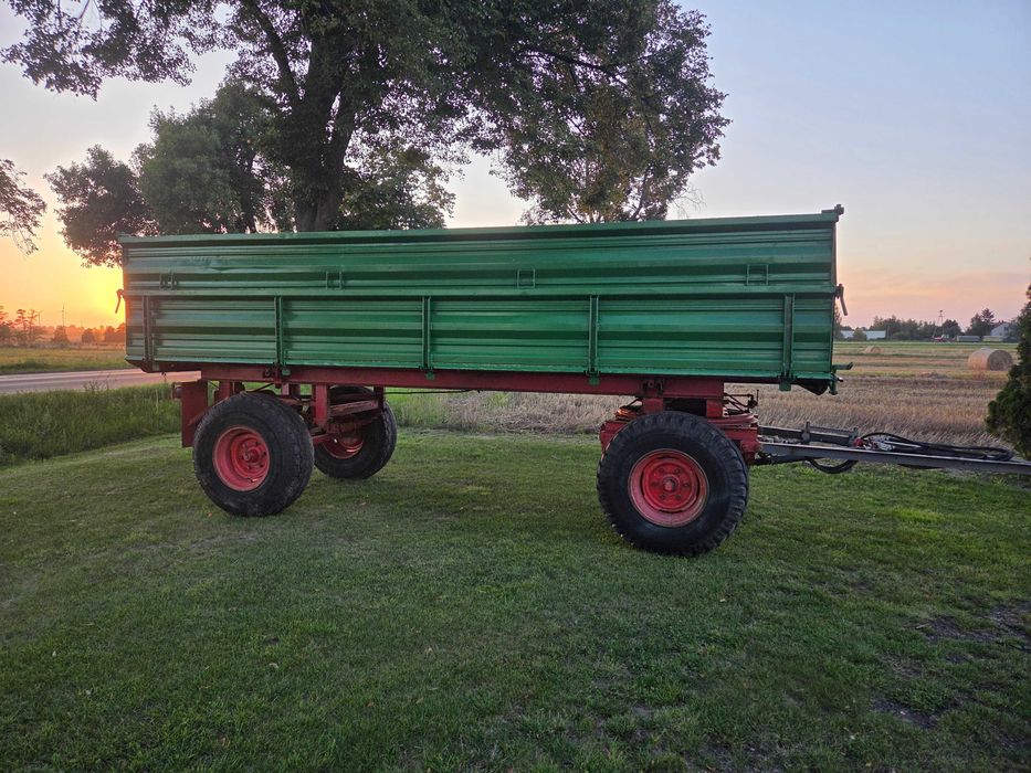 Przyczepa Bruns 8 ton, rolnicza 5x210  niemiecka zarejestrowana .