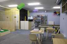 Edukacyjna sala zabaw z klockami Lego + Kawiarnia
