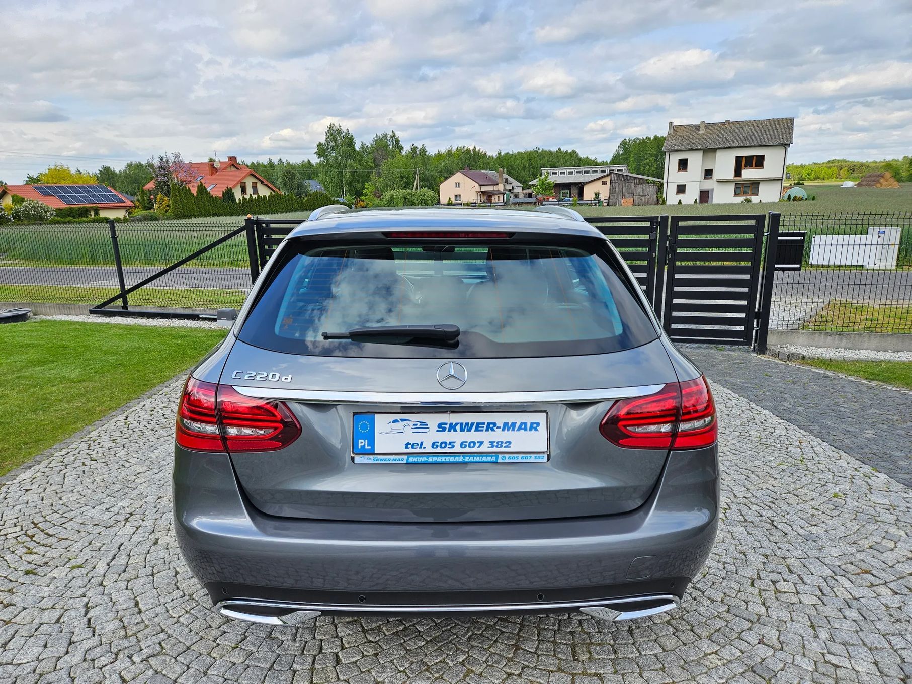 Mercedes-Benz Klasa C *C220d*EXCLUSIVE*1WŁ.*2020r*2.0d*194KM*58414KM*SERWIS*ASO*ŁAPATKI*HAK*