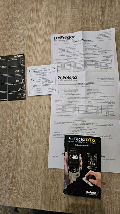 Miernik grubości metalu i nie tylko Positector DeFelsko Advanced UTG