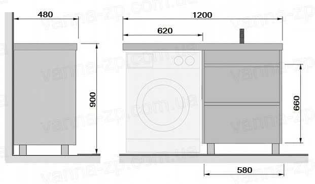 Новая тумба под умывальник над стиральной машиной. Реальная цена!
