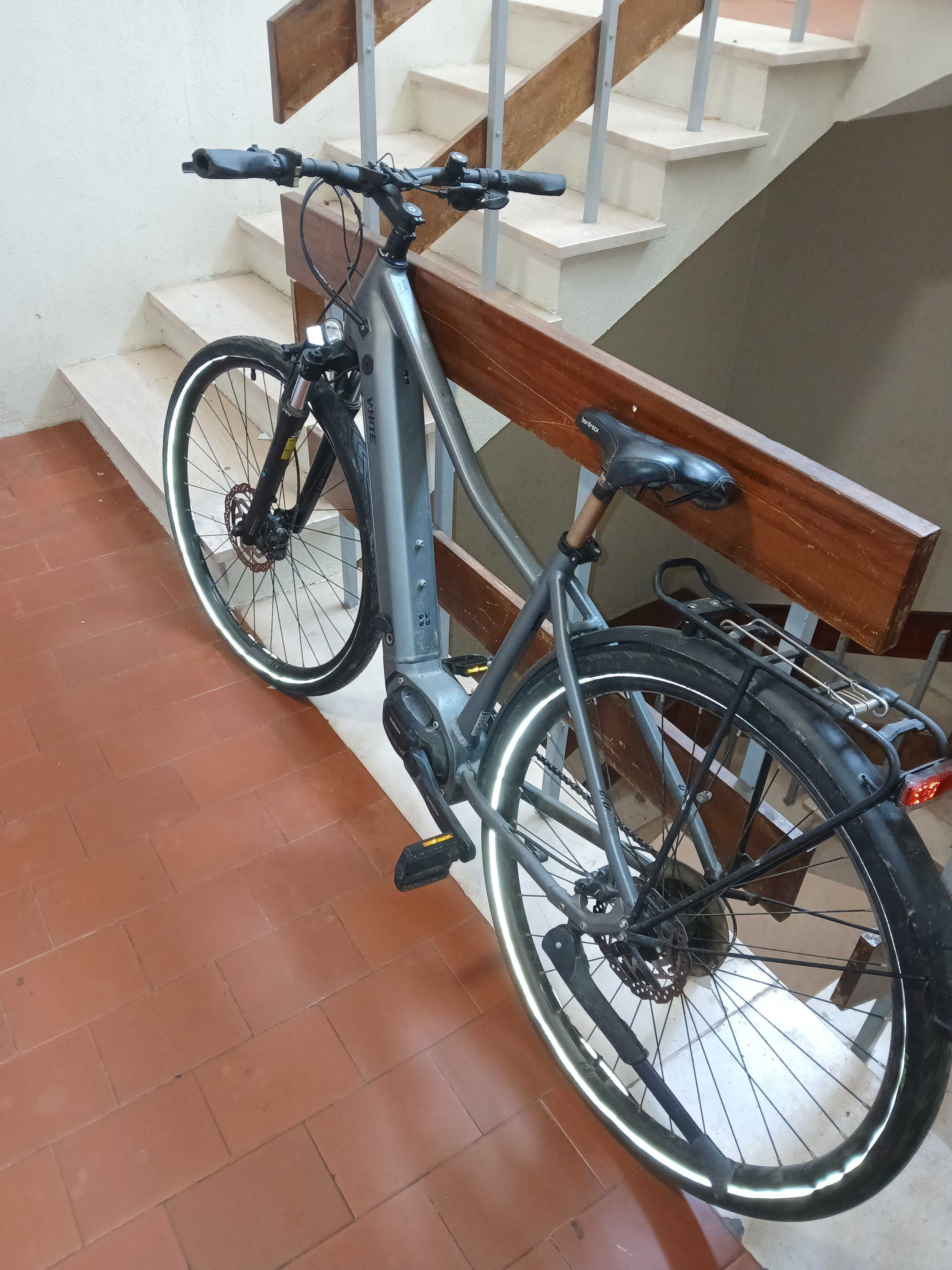 Bicicleta E-Trekking 2.0 vendo ou troco por trotinete