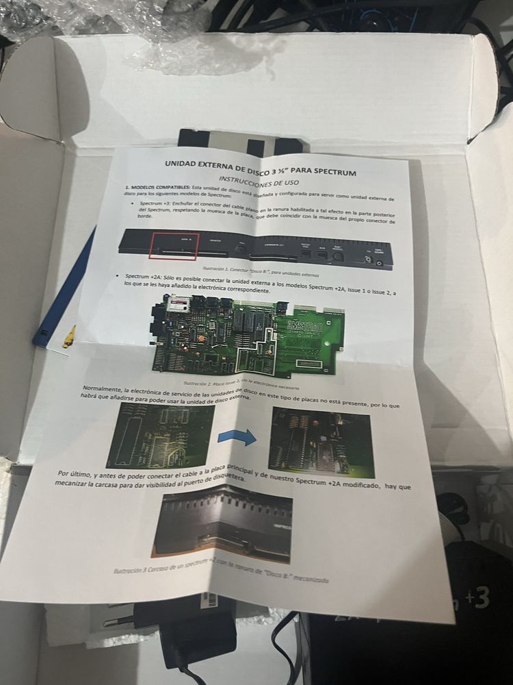 Zxspectrum +3 unidade externa 3,5