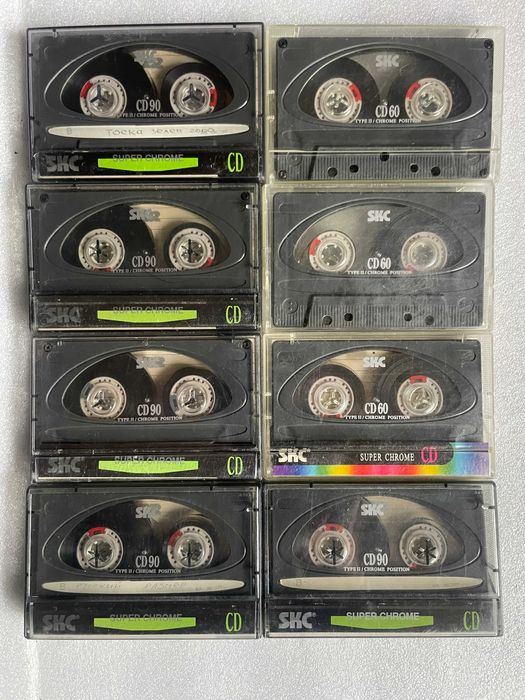 Касети аудіо  SKC, CHROME, Super Chrome, Южна Корея