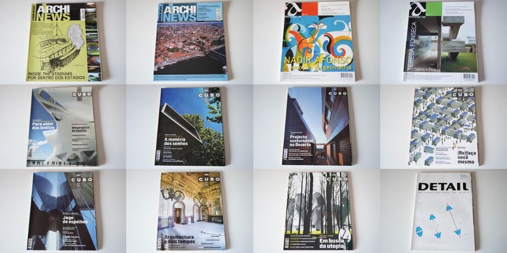 Publicações e revistas de Arquitectura - Arq./A, Arq. Ibérica, D'arco