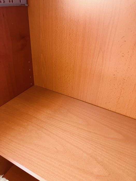 Aparador / movel  madeira cerejeira branco com 2 gavetas