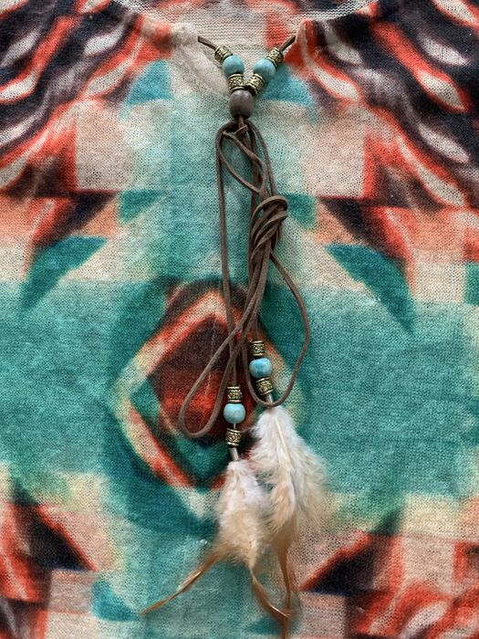 Kolorowa damska bluzka boho