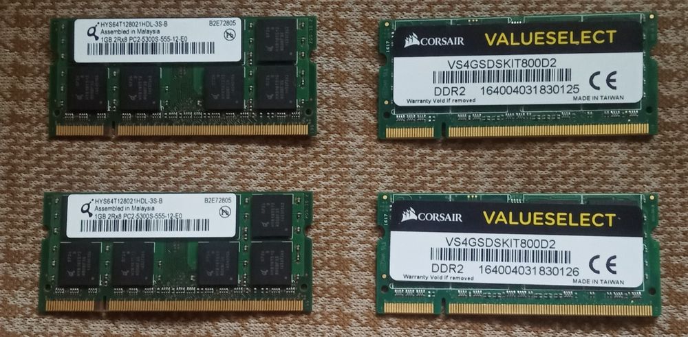 pamięci ram ddr2 i ddr3 (czytaj opis)!