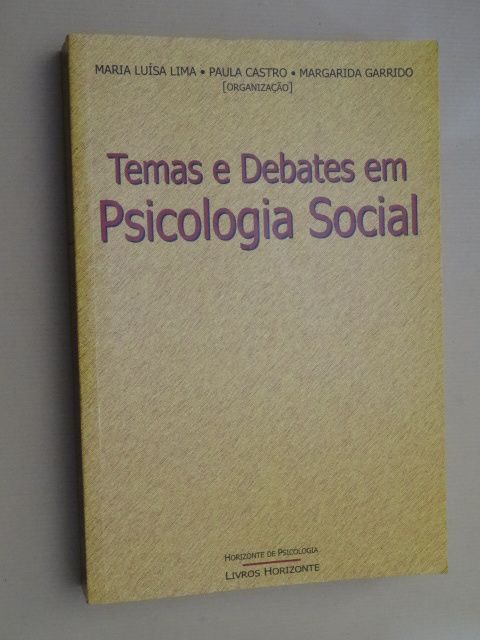 Temas e Debates em Psicologia Social de Paula Castro, Maria Luísa Lima