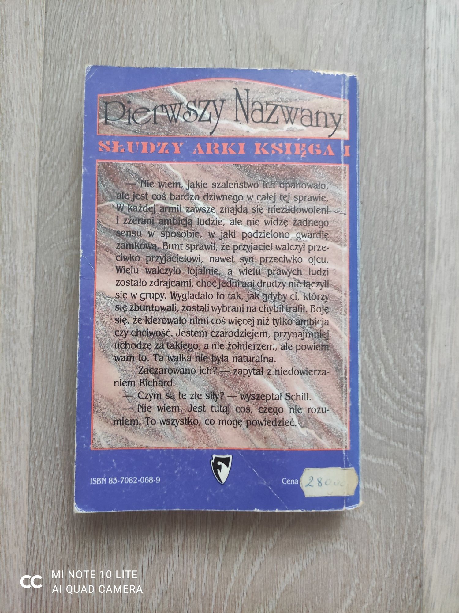 Książka "Pierwszy nazwany". Słudzy arki księga 1. Jonathan Wylie
