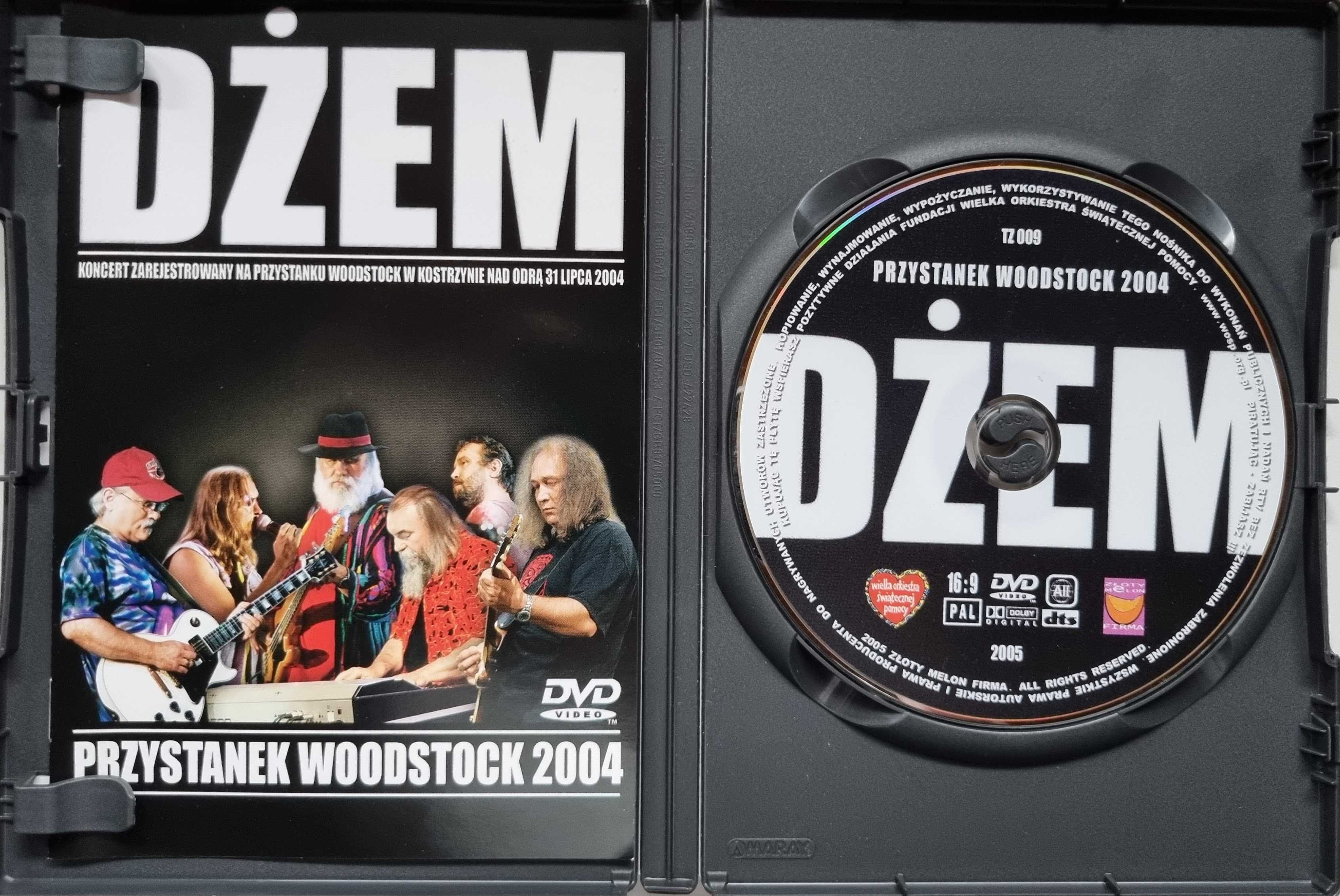 Dżem, koncert z Przystanku Woodstock z 2004 roku 1DVD.