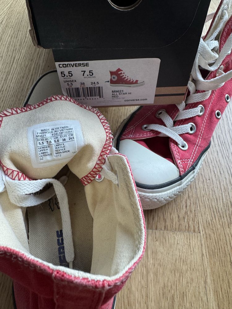Trampki Converse r.38 dł wkł.24,5cm