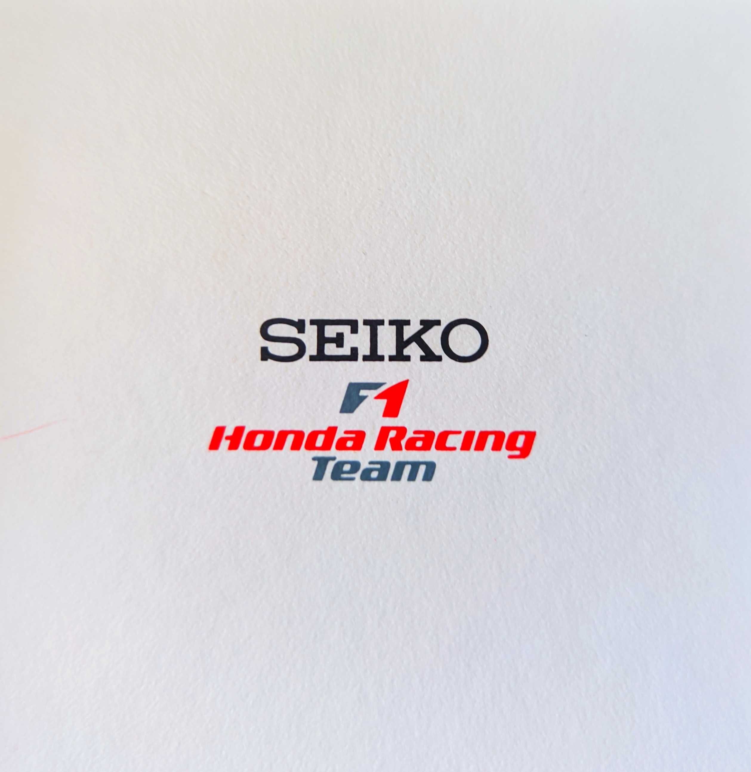 Seiko F1 Honda racing special edition