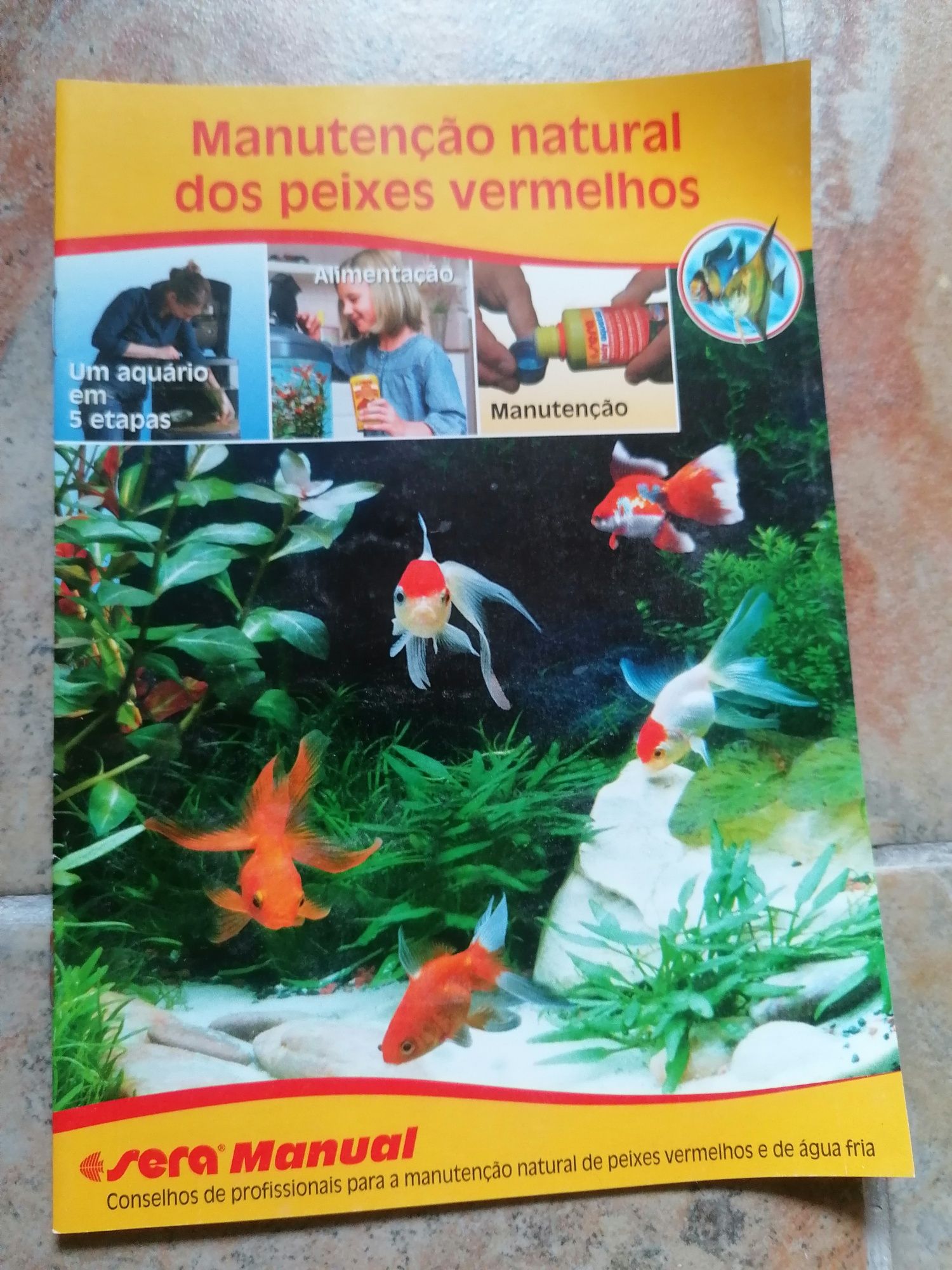 Lote Revistas/manuais para Aquário JBL e SERA