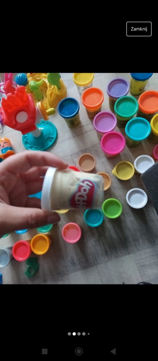 Zestaw Play-doh zestaw plastelin dentysta ,kawiarnia ,babeczki ,fryzje