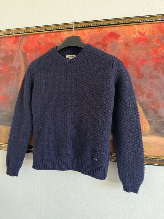 Теплый свитер Barbour из шерсти шетландских овец Размер 12