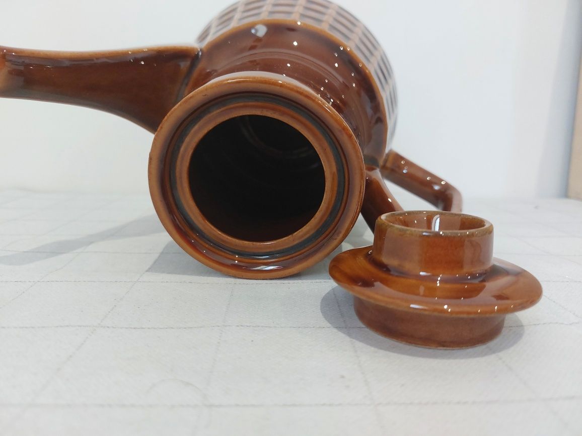 Imbryk dzbanek porcelit Pruszków PRL