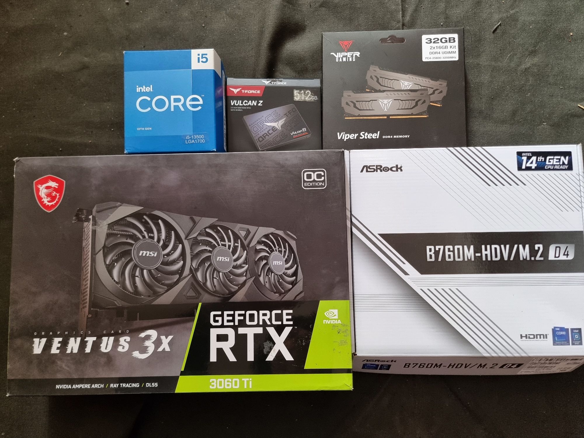 Intel i5 13500, 32gb ddr4,Chieftec 1200W 80+ ПК gaming