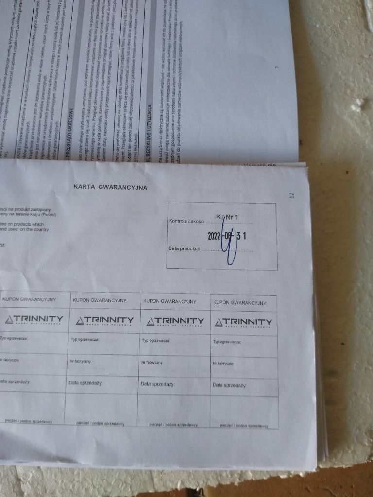 Bojler elektryczny Tesy 2000W