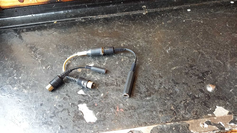 Кабель-переходник ОНЦ-ВГ-11-5/16-В—ОНЦ-ВГ-11-5/16-Р—Jack 3.5/6.3 мама