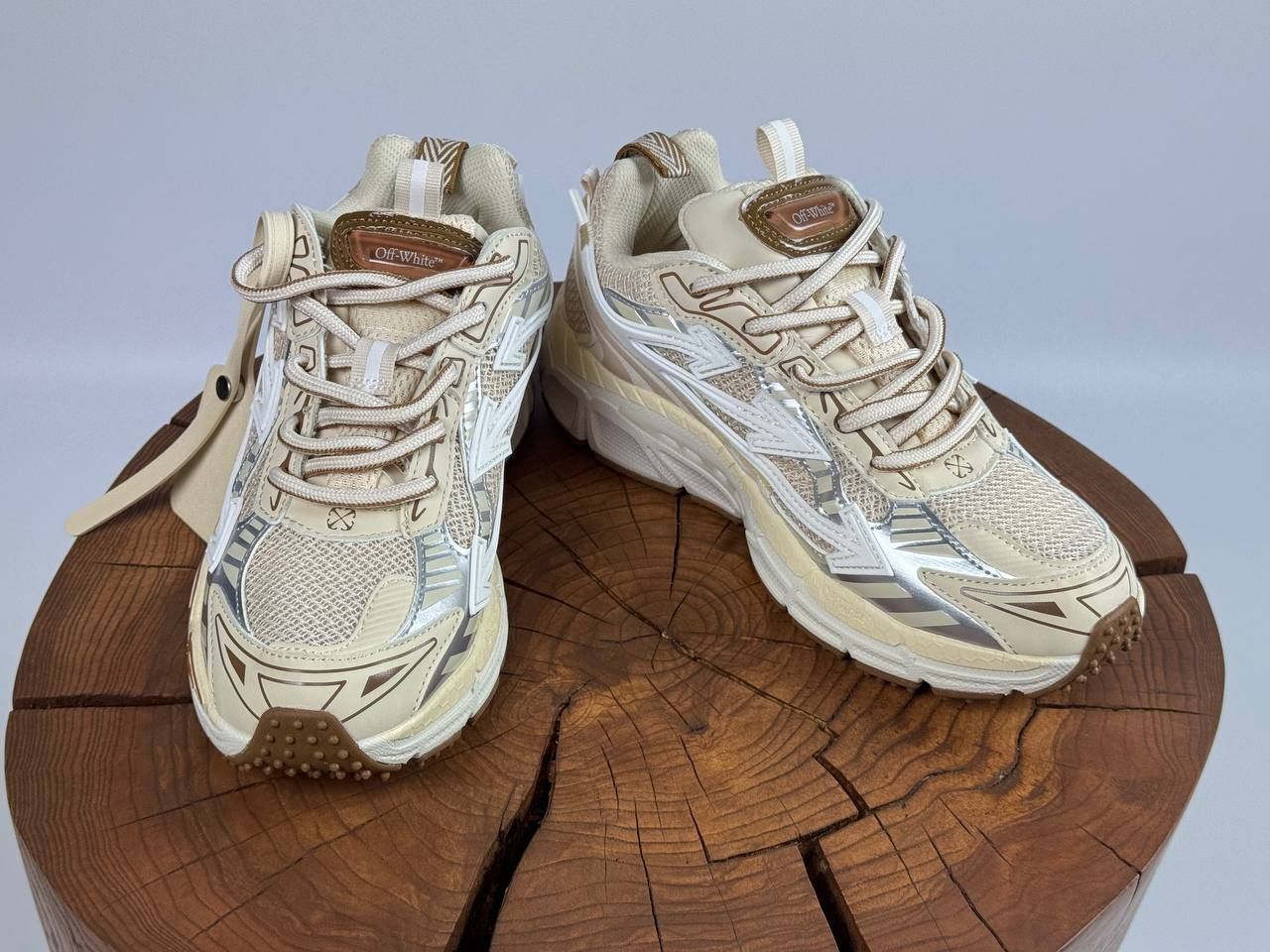 Кросівки Off White Be right Beige 40-45 люкс якість