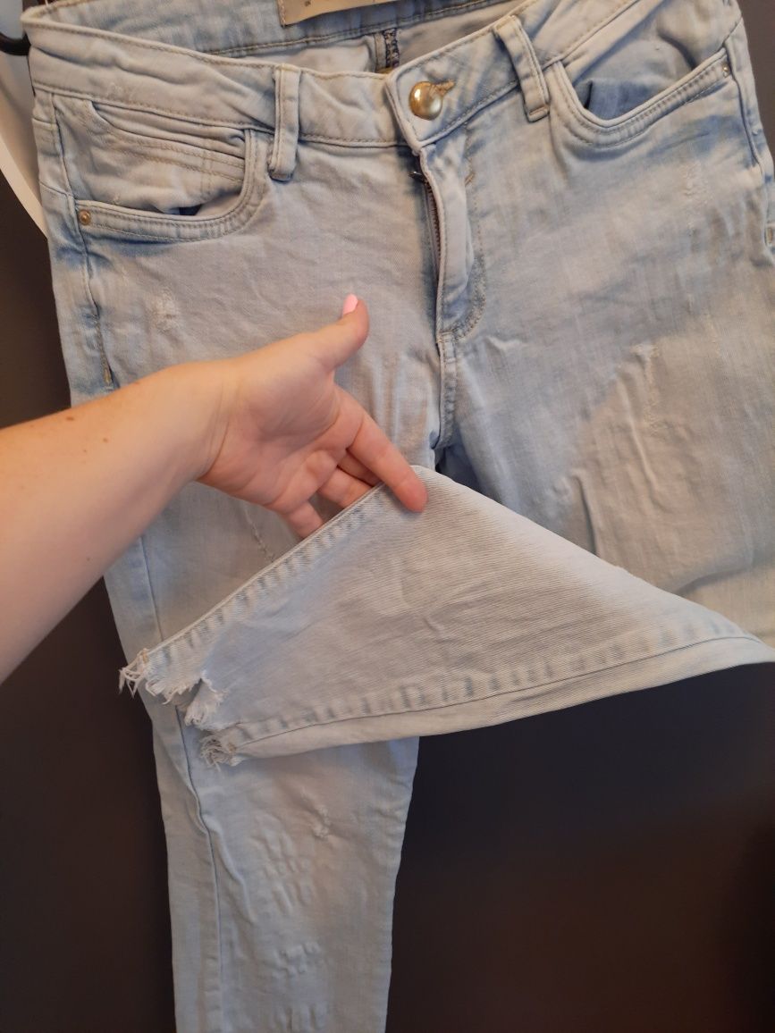 Jeansy push up damskie