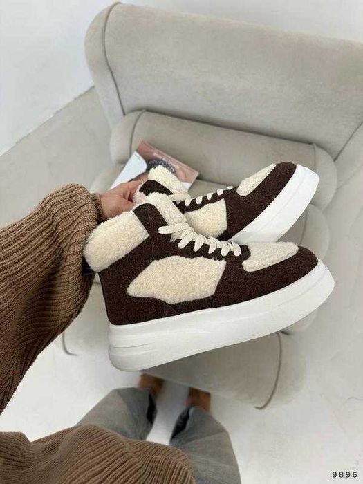 Жіночі кросівки теді, черевики коричневі 26 - 26.5 см