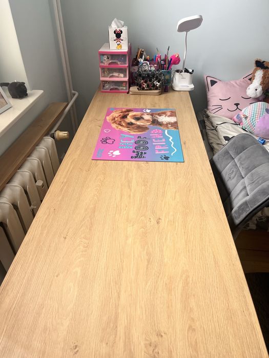 Biurko Meblik 60x180 cm podwójne