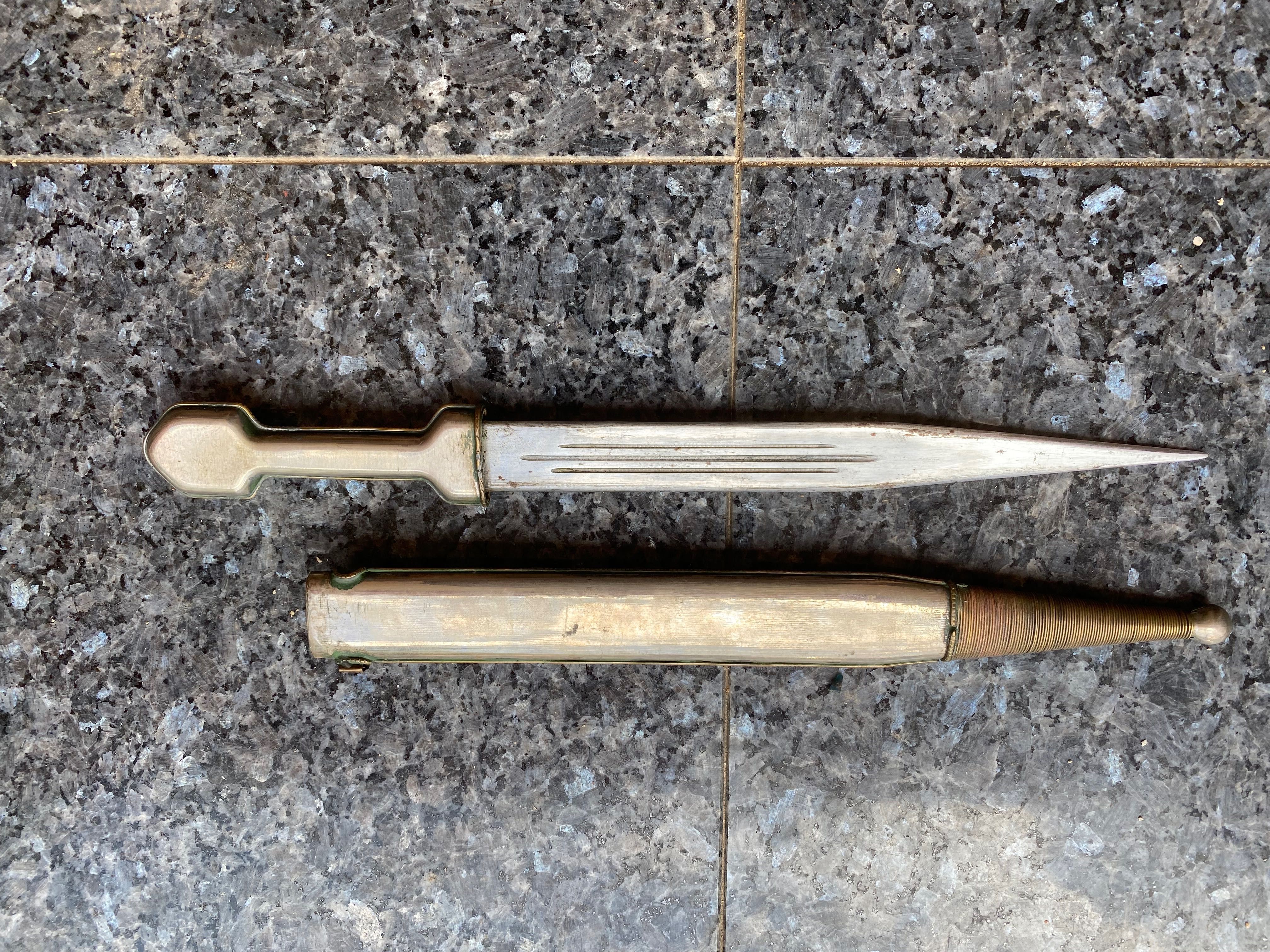 Punhal KINJAL CAUCASIANA RUSSA ORIGINAL espada adaga kindjal 54 cm