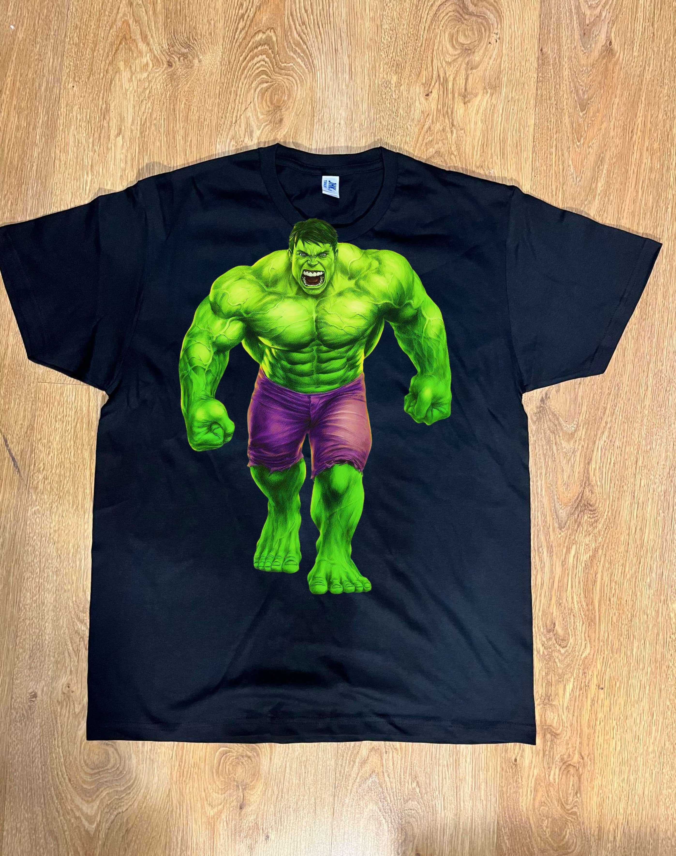 Hulk Koszulka Nowa M-3XL JHK,Gildan 190g gruba bawełna 100%