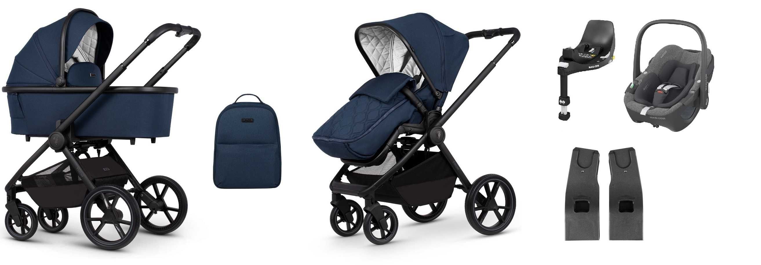 4w1 Venicci Tinum Egde + Maxi Cosi Pebble 360 + baza FamilyFix 360