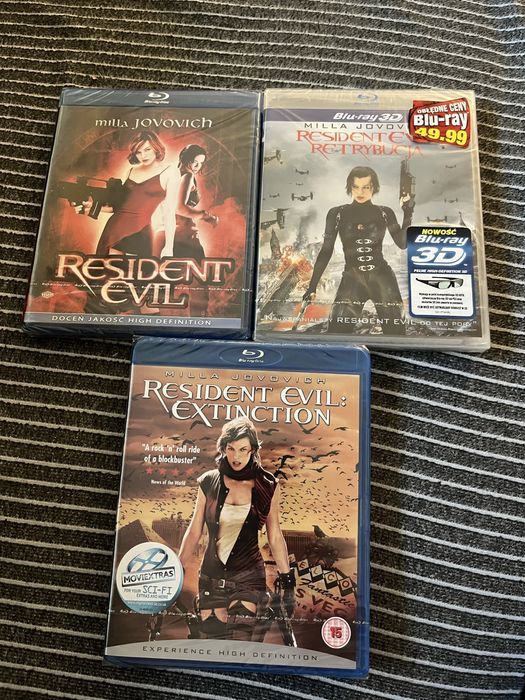 Resident Evil/ Retrybucja/ Zagłada nowe Blu-ray