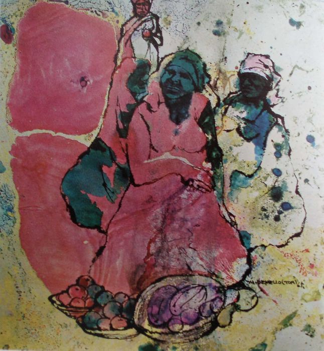 Livro com 75 ilustrações de Thomaz de Mello - " Feitiço "