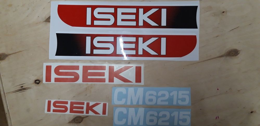 Naklejki traktorek iseki cm 6215iseki 5140 inne modele