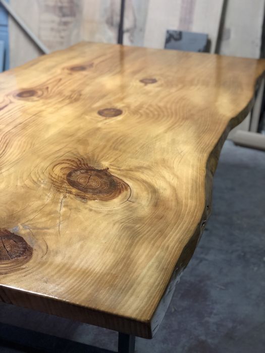 Mesa madeira rústica maciça - NOVA