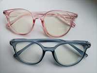 Nowe oprawki okularowe OKULARY transparentne 2 pary