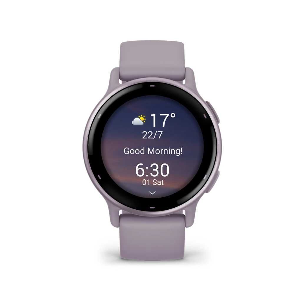 Garmin vivoactive 5 з алюмінієвим безелем металік орхідея 010-02862-13