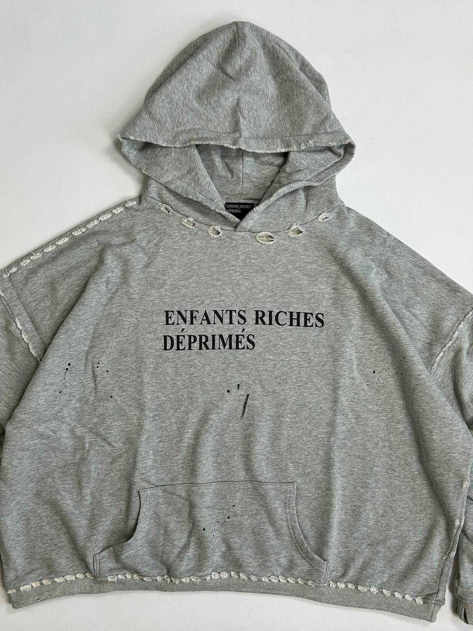 Enfants Riches Deprimes худі сіре archive худи серая кофта distressed