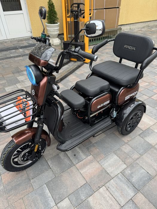 Електротрицикл FADA OLDI MAX 1100WAT. Доставка