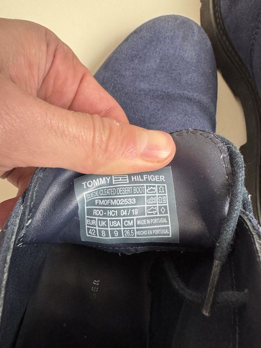 Дезерти, чоботи, ботинки 42 р 27см Tommy Hilfiger