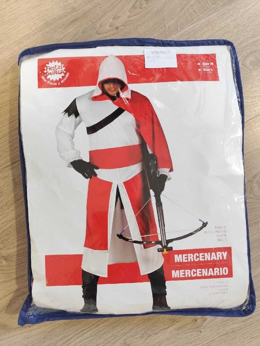 Kostium męski Assassin Guirca Cosplay przebranie dla mężczyzny nowy L